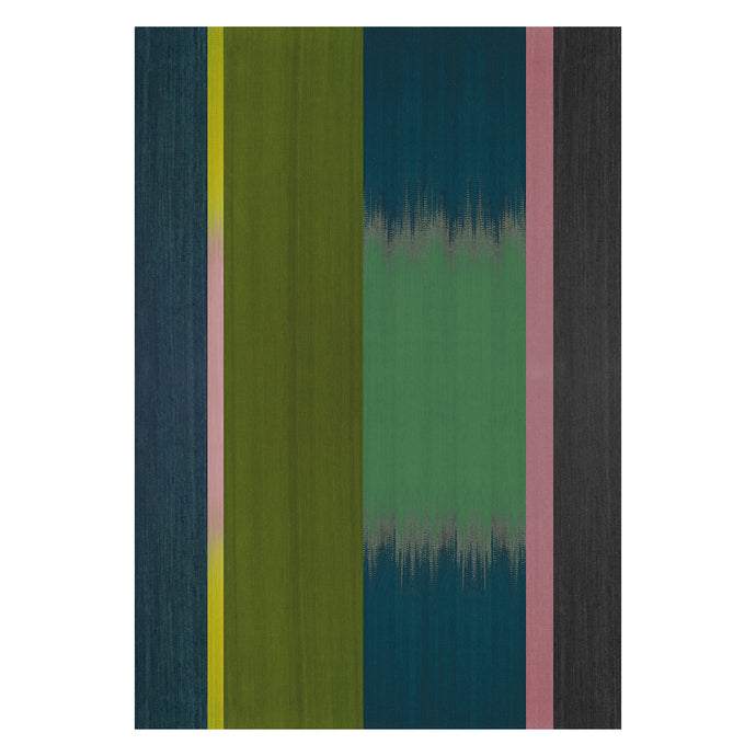 Asymmetrical Olive – Flatweave Rug