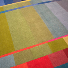 Blue Vortex Circle Hand Knotted Pile Rug Detail by Ptolemy Mann