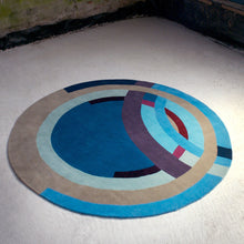 Cool Frank Circle – Hand Knotted Pile Rug