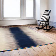 Navy Grey Gelim – Flatweave Rug