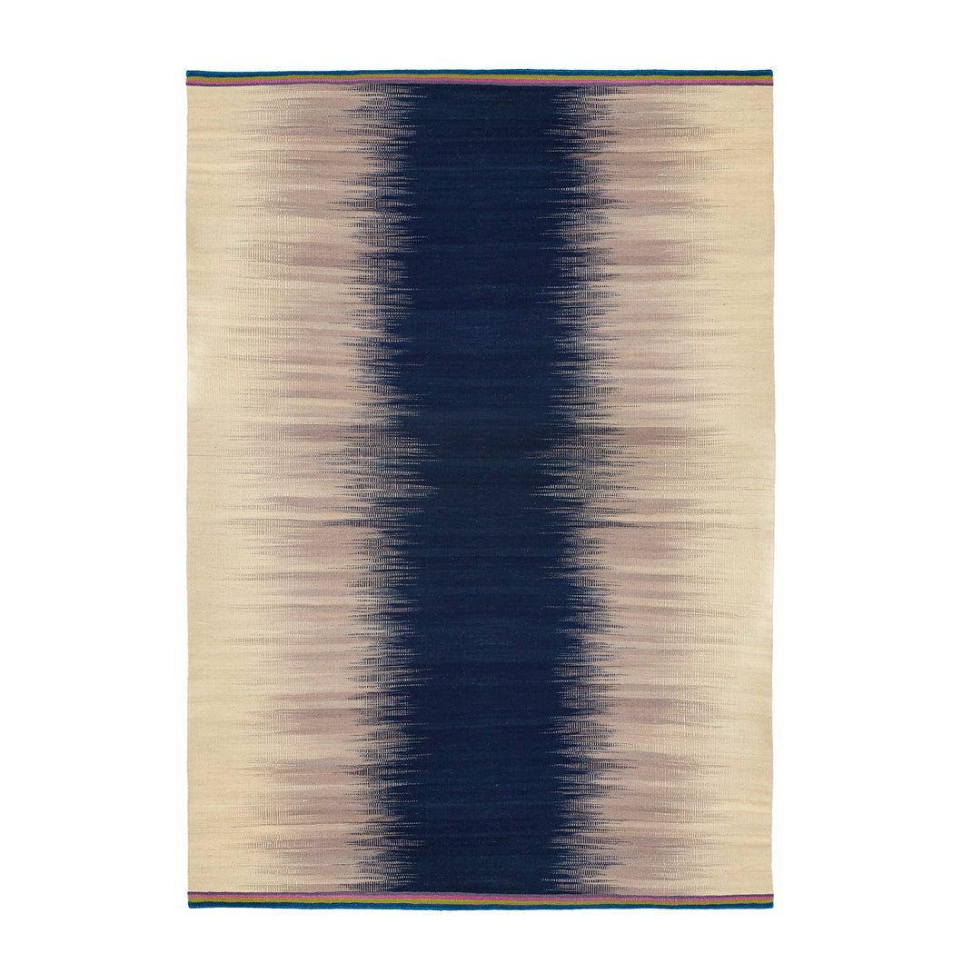 Navy Grey Gelim – Flatweave Rug