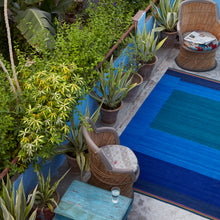 Tonal Blue Green – Flatweave Rug