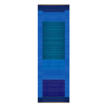 Tonal Blue Green – Flatweave Runner