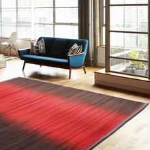 Red Charcoal Gelim – Flatweave Rug