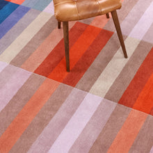 Bauhaus Red Hand Knotted Pile Rug by Ptolemy Mann