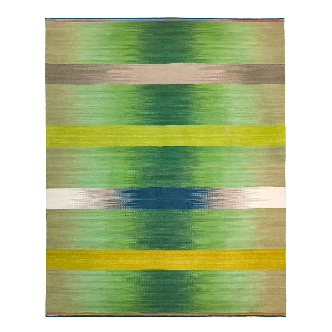 Green Spectrum Gelim – Flatweave Rug